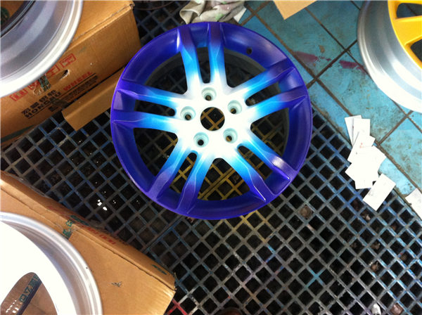 輪轂翻新改色修復(fù)前
