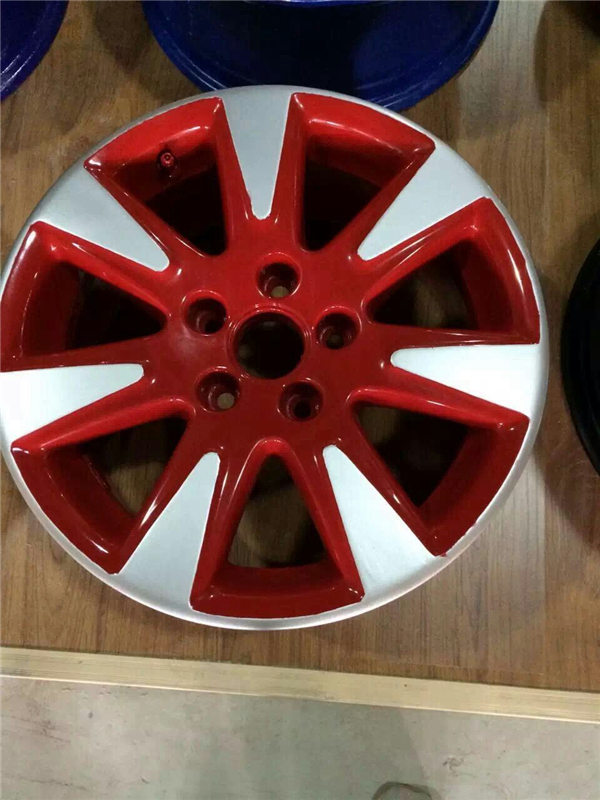 輪轂彩繪修復(fù)前
