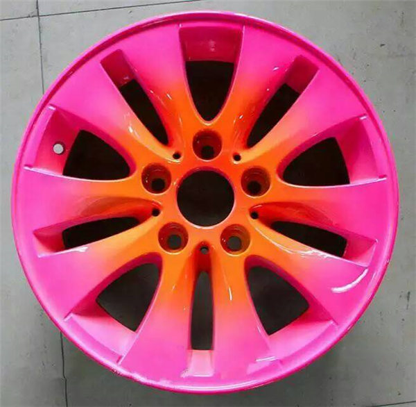 輪轂彩繪修復(fù)前